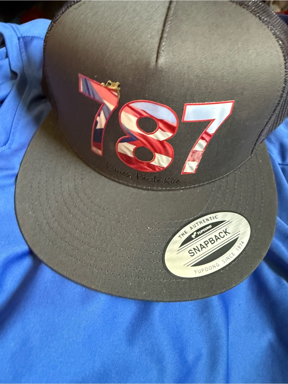 Puert Rico 787 Mi Isla Preciosa SnapBack Hat